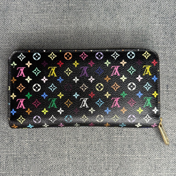 Louis Vuitton monogram multicolor Tekashi Murakami long zippy wallet - Picture 2 of 9